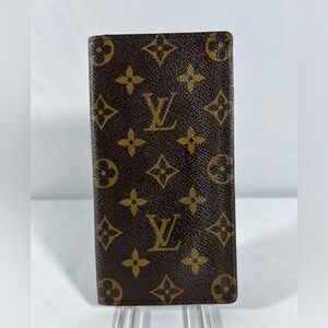 1143: Louis Vuitton Monogram Vintage Long Bifold Wallet 1987
